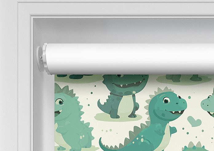 Roarsome, Green - Twist&Fit Roller Blind - Image 9